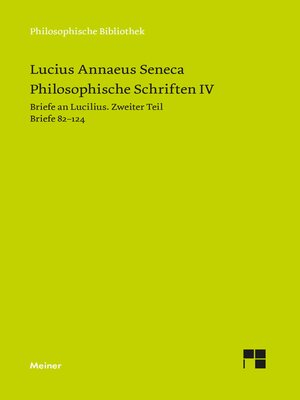 cover image of Philosophische Schriften IV